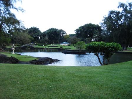 Liliuokalani Park ponds Hilo, Hawaii